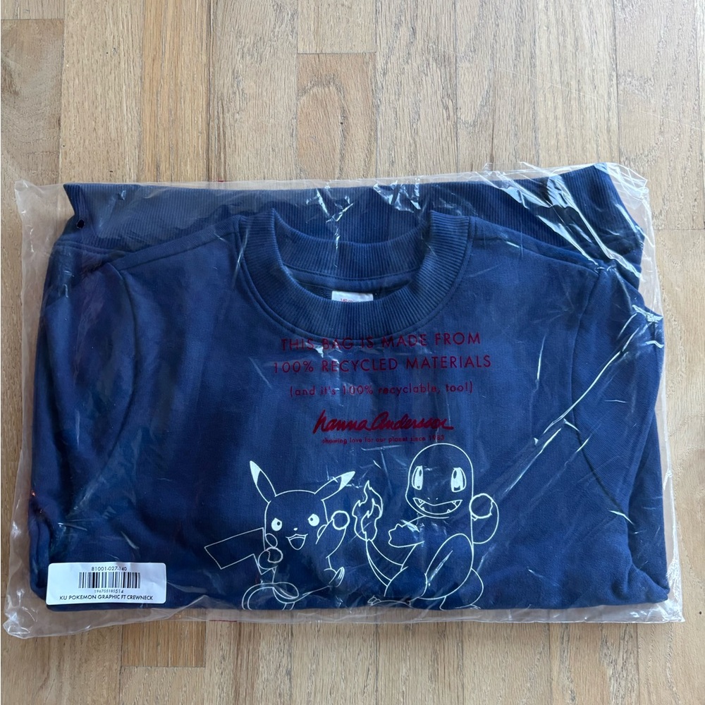Hanna Andersson Pokémon Sweatshirt- NWT